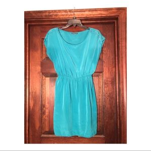 Beautiful blue dress! WORN ONLY ONCE